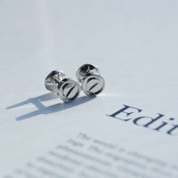 [Solara Jewelry]LOVE EARRINGS SILVER 10MM