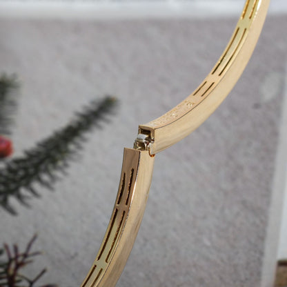 [Solara Jewelry]SERPENTI BRACELET PINK GOLD DIAMOND DOUBLE SNAKE