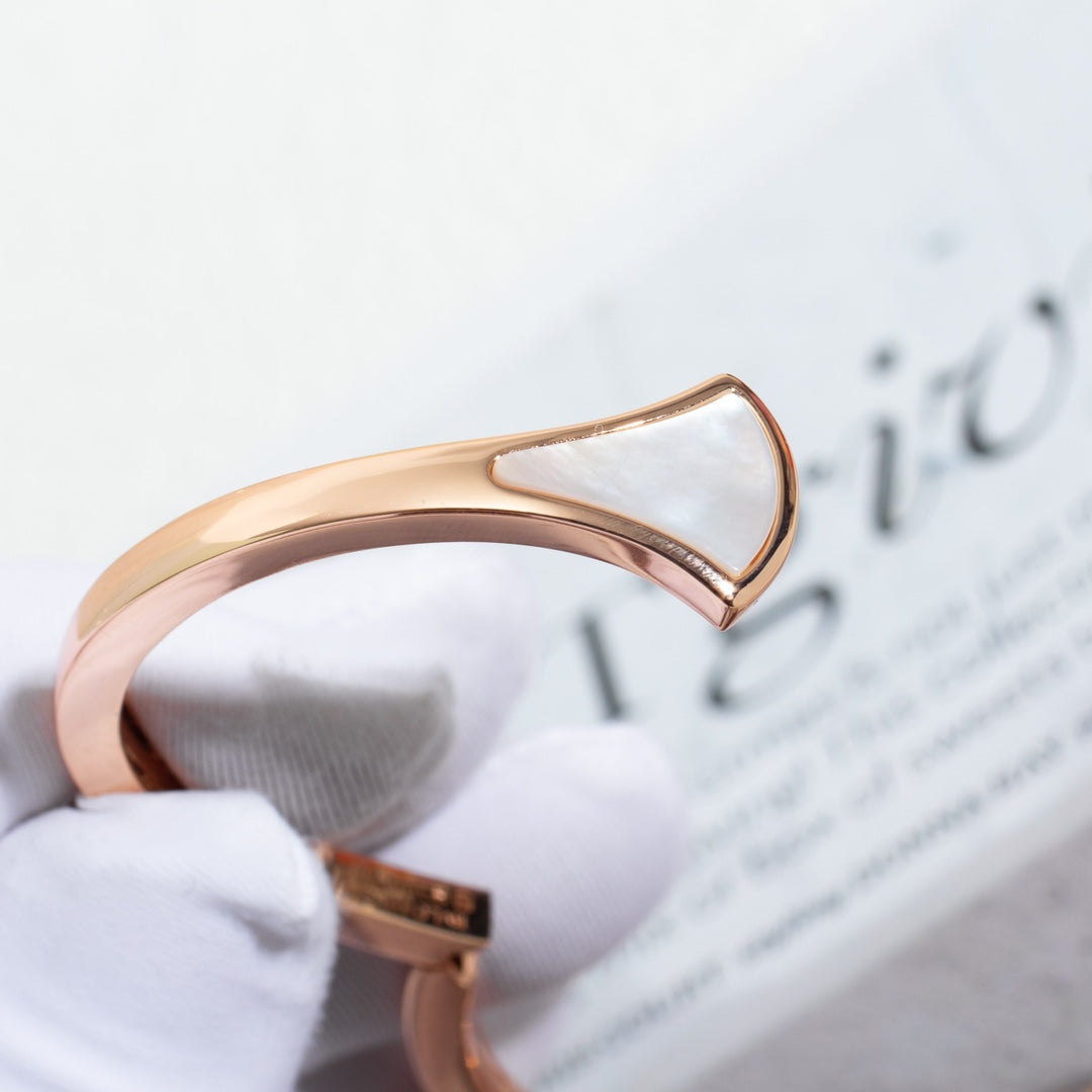 [Solara Jewelry]DREAM BRACELET OPEN PINK GOLD MOP