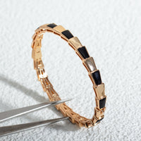 [Solara Jewelry]SERPENTI BRACELET PINK GOLD ONYX