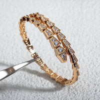 [Solara Jewelry]SERPENTI BRACELET 6.8MM PINK GOLD DIAMOND
