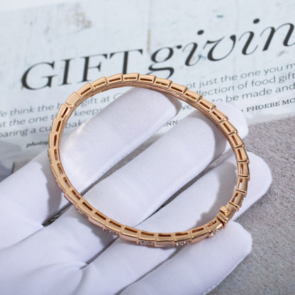 [Solara Jewelry]SERPENTI BRACELET PINK GOLD DIAMOND