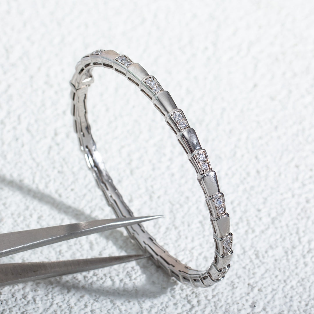 [Solara Jewelry]SERPENTI BRACELET SILVER DIAMOND