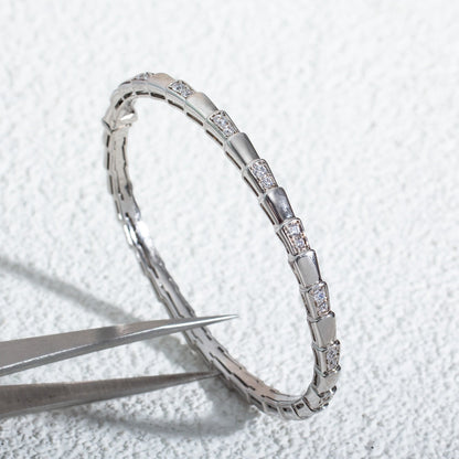[Solara Jewelry]SERPENTI BRACELET SILVER DIAMOND