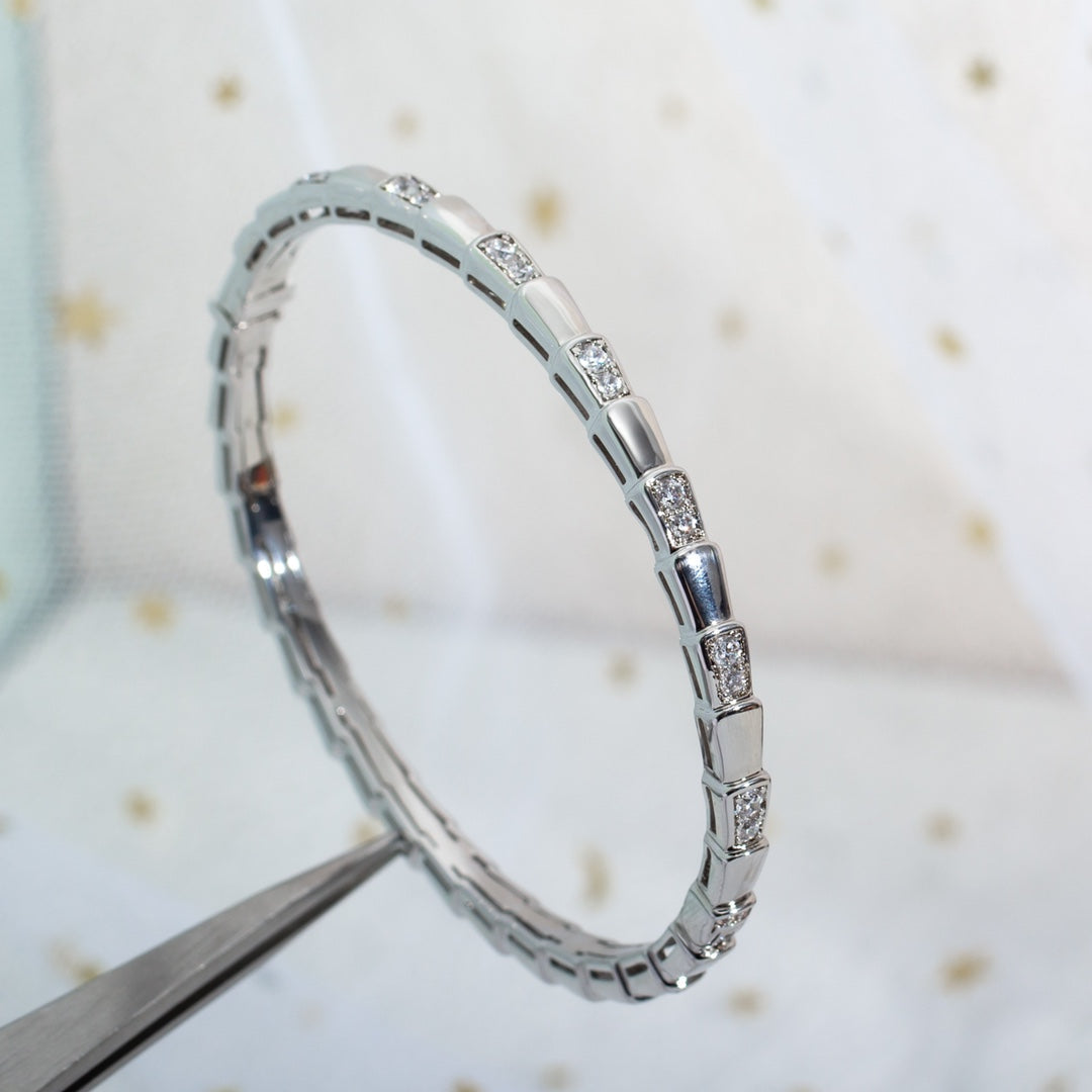 [Solara Jewelry]SERPENTI BRACELET SILVER DIAMOND