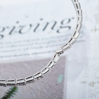 [Solara Jewelry]SERPENTI BRACELET SILVER DIAMOND
