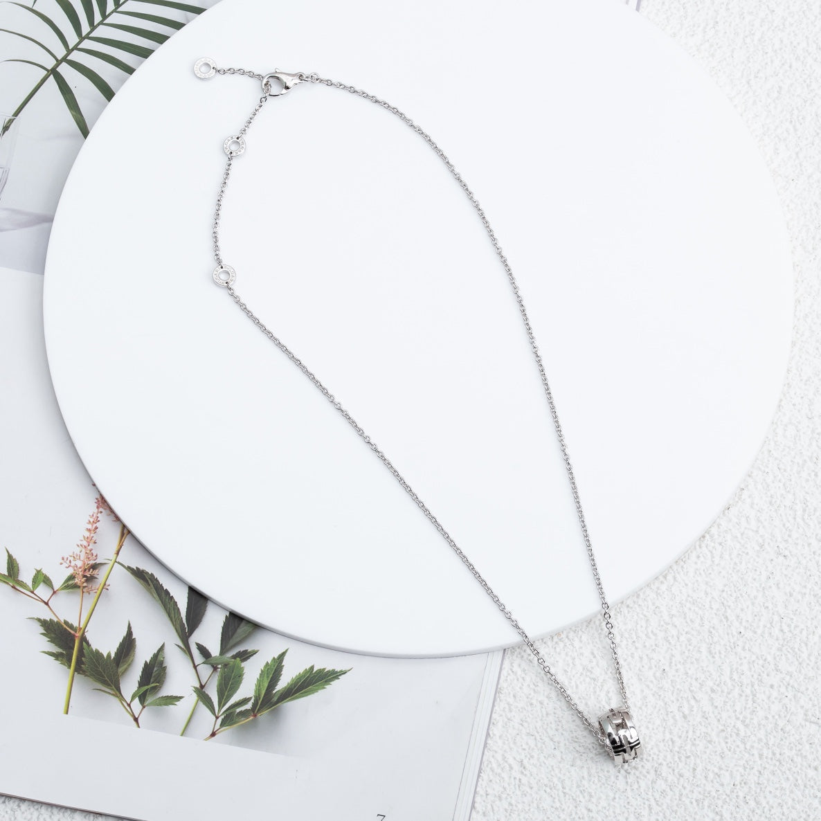 [Solara Jewelry]PARENTESI NECKLACE SILVER