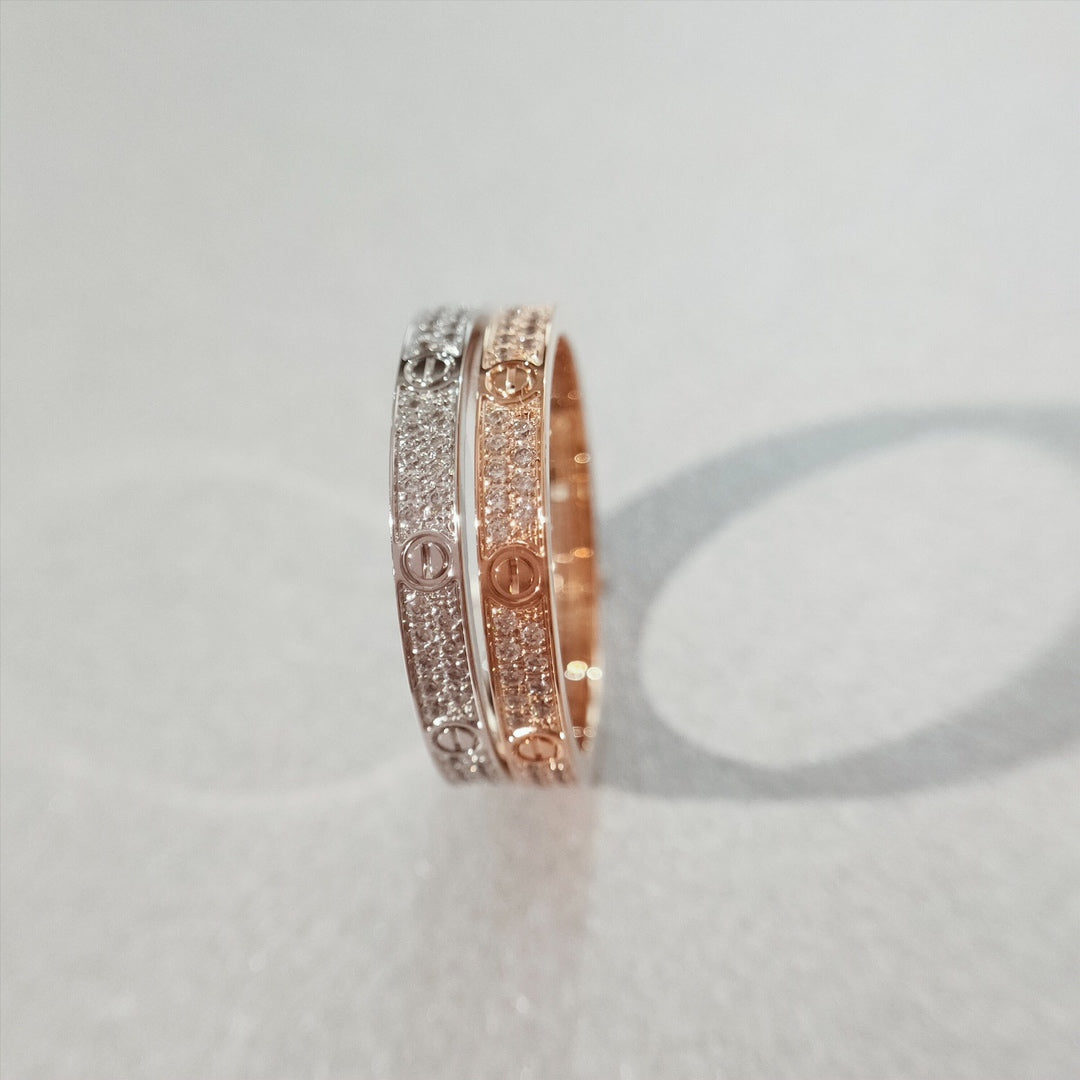 [Solara Jewelry]LOVE RING 2.65MM DIAMOND
