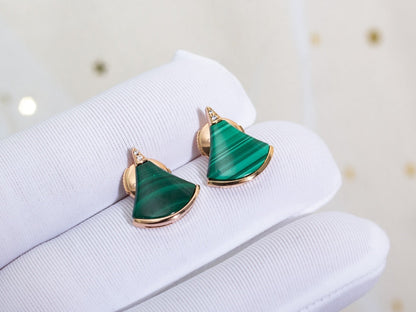 [Solara Jewelry]DIVAS DREAM EARRINGS PINK GOLD