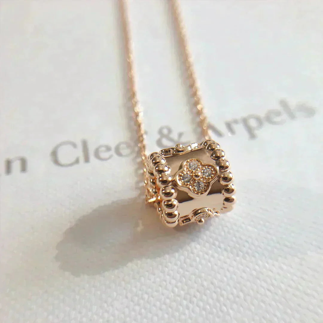 [Solara Jewelry]PERLEE PEDANT NECKLACE GOLD / ROSE GOLD