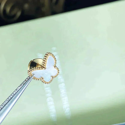 [Solara Jewelry]SWEET BUTTERFLY MOP EARSTUDS