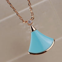 [Solara Jewelry]DREAM NECKLACE TURQUOISE PINK GOLD