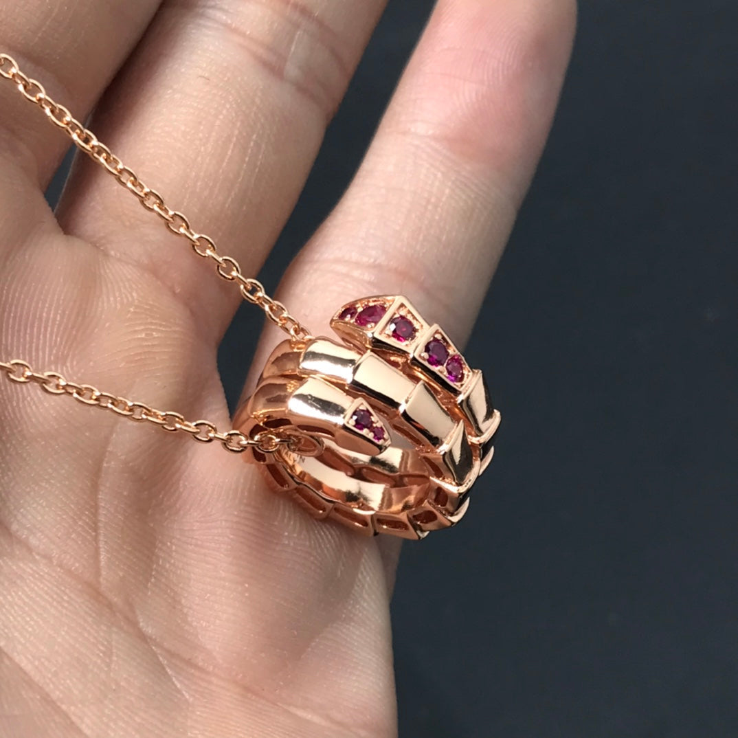 [Solara Jewelry]SERPENTI PEDANT NECKLACE