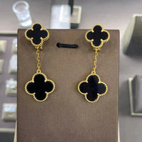 [Solara Jewelry]CLOVER 2 MOTIFS  EARRINGS (MULTIPLE CHOICESC
