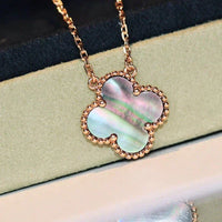 [Solara Jewelry]KLEE 15MM GRAU PERLMUTT HALSKETTE