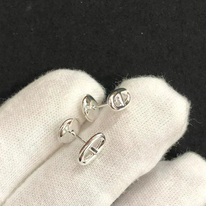 [Solara Jewelry]CHAINE SMALL EARRINGS GOLD AND SILVER