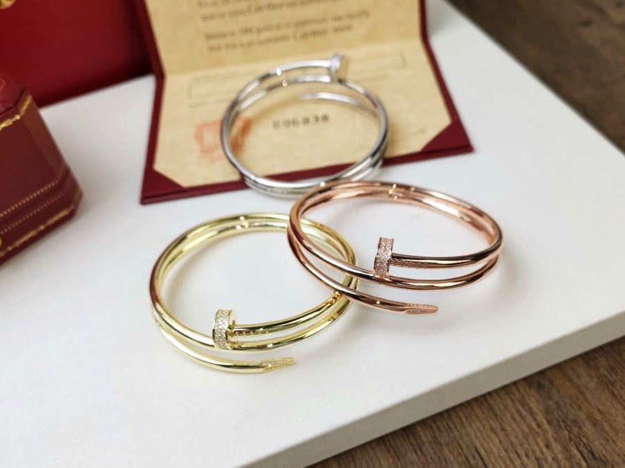 [Solara Jewelry]JUSTE BRACELET 3.5MM DOUBLE ROW DIAMOND