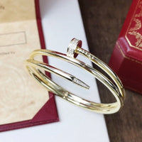 [Solara Jewelry]JUSTE BRACELET 3.5MM DOUBLE ROW DIAMOND