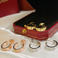 [Solara Jewelry]LOVE EARRINGS 5.7MM 2 DIAMONDS