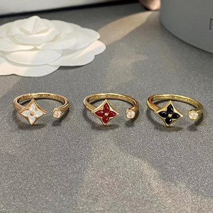 [Solara Jewelry]STAR 1 DIAMOND OPEN RING