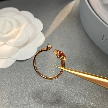 [Solara Jewelry]STAR 1 DIAMOND OPEN RING