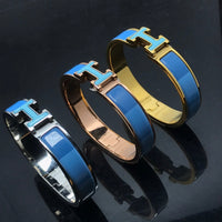[Solara Jewelry]H ブレスレット ブルーレインボーセラミック