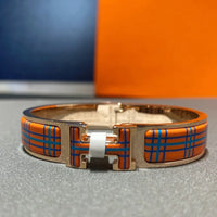 [Solara Jewelry]H TARTAN BRACELET 12MM