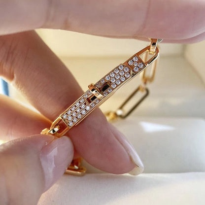 [Solara Jewelry]CHAINE BRACELET SMALL MODEL DIAMOND