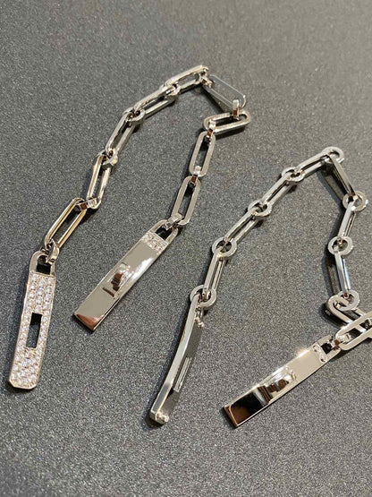 [Solara Jewelry]CHAINE BRACELET SMALL MODEL DIAMOND