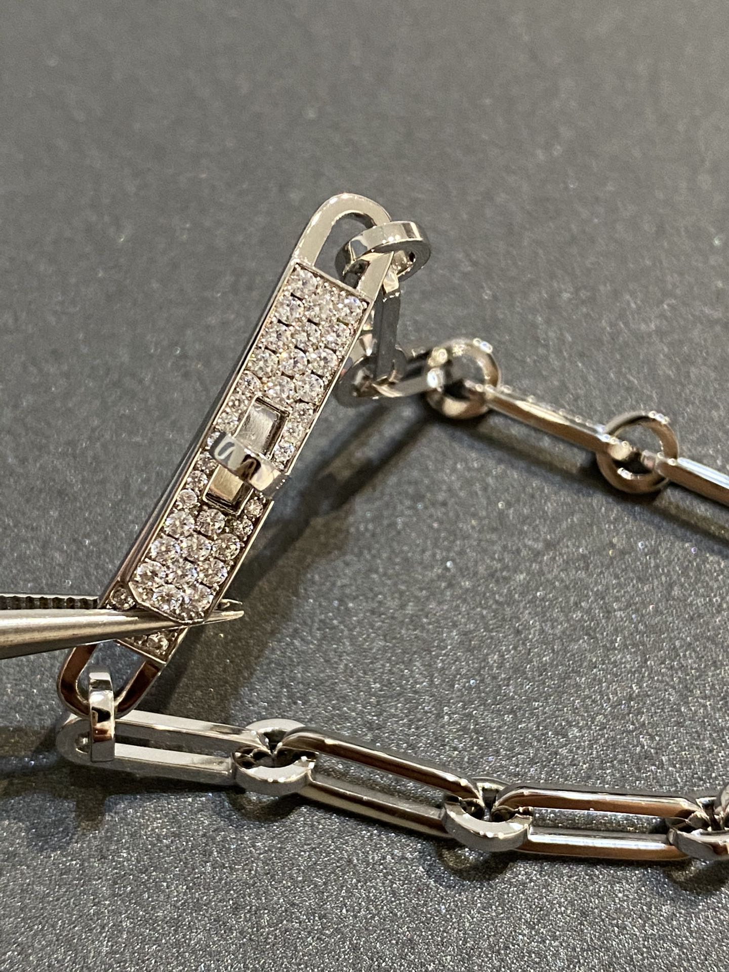 [Solara Jewelry]CHAINE BRACELET SMALL MODEL DIAMOND