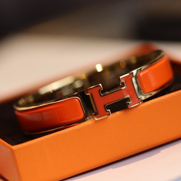 [Solara Jewelry]H BRACELET 12MM GOLD