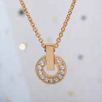 [Solara Jewelry]GARI NECKLACE PINK GOLD DIAMOND