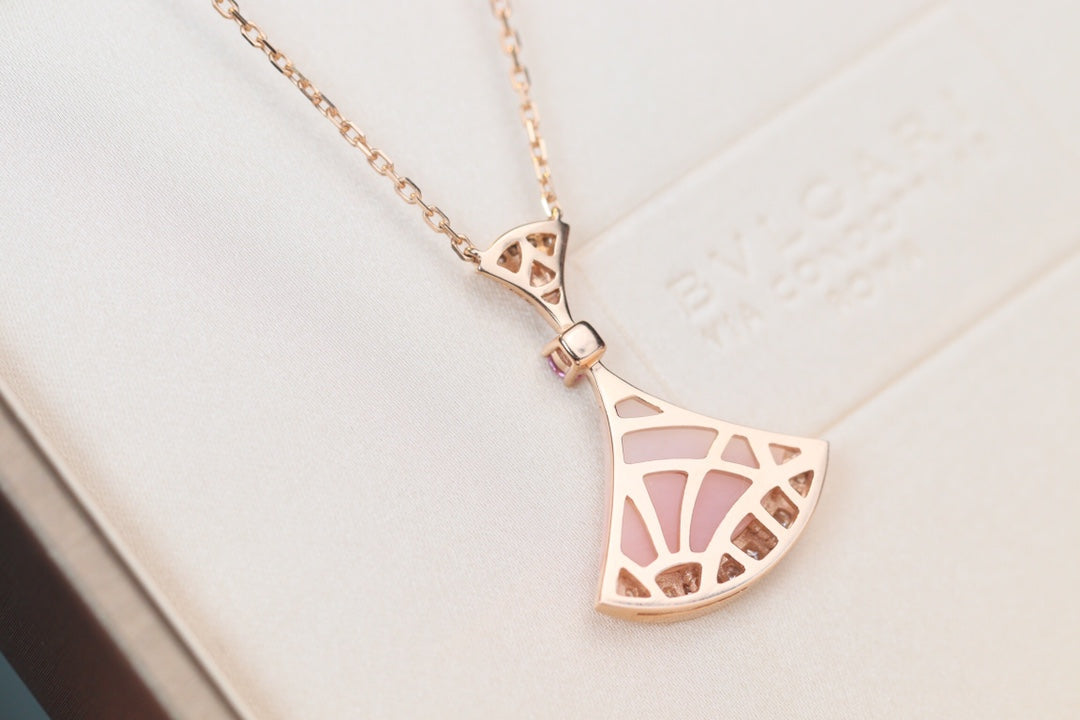 [Solara Jewelry]DREAM NECKLACE PINK MOP DIAMOND