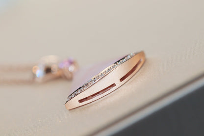 [Solara Jewelry]DREAM NECKLACE PINK MOP DIAMOND