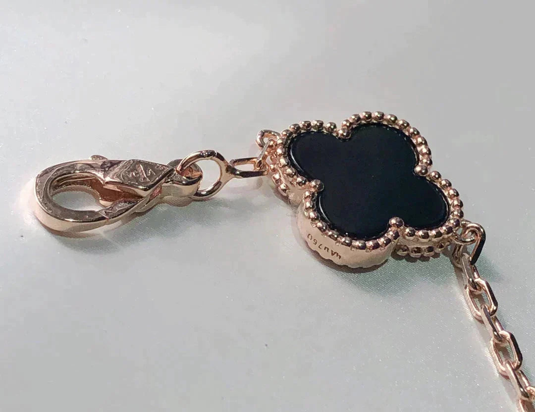 [Solara Jewelry]CLOVER 5 MOTIFS MULTICOLOR  BRACELET