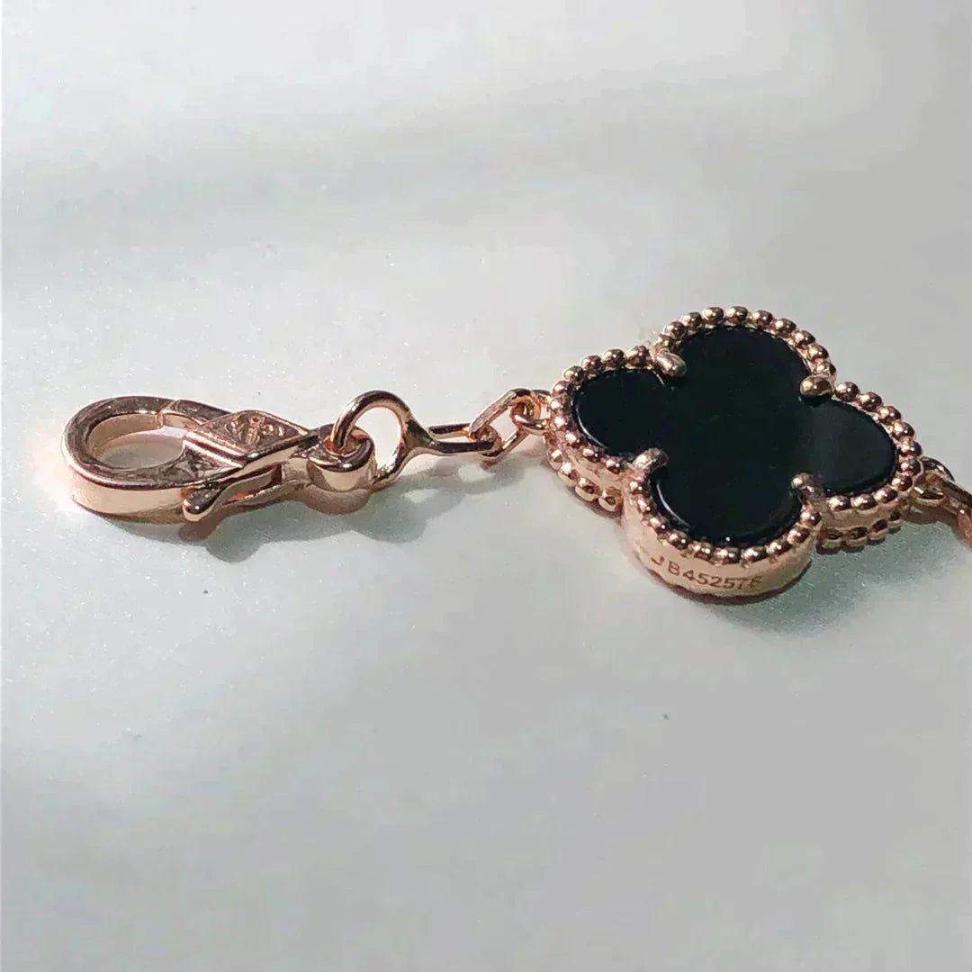 [Solara Jewelry]CLOVER 5 MOTIFS MULTICOLOR  BRACELET