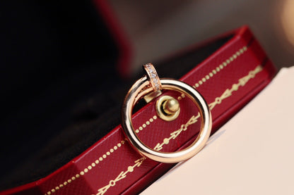 [Solara Jewelry]JUSTE RING 2.65MM PINK GOLD DIAMOND