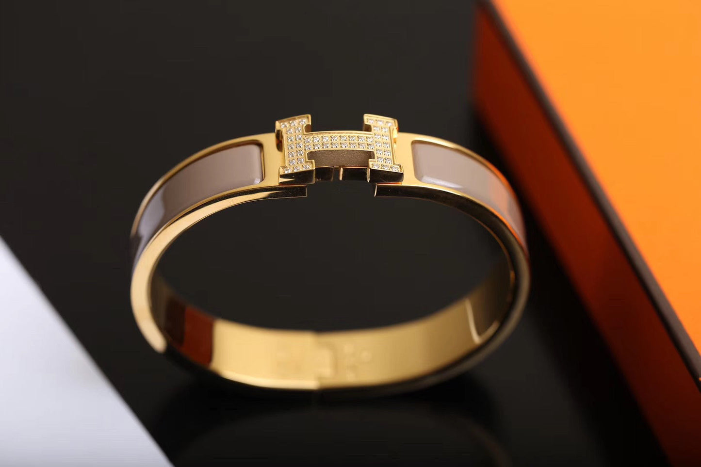 [Solara Jewelry]H BRACELET GOLD DIAMOND