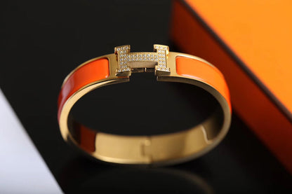 [Solara Jewelry]H BRACELET GOLD DIAMOND