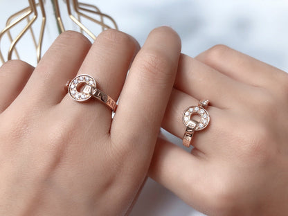 [Solara Jewelry]DREAM RING DIAMOND PINK GOLD