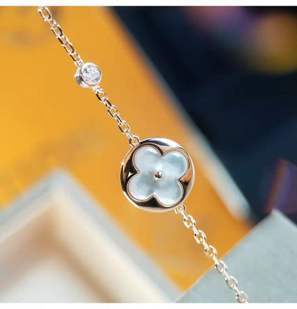 [Solara Jewelry]SUN MOP GOLD 1 DIAMOND NECKLACE