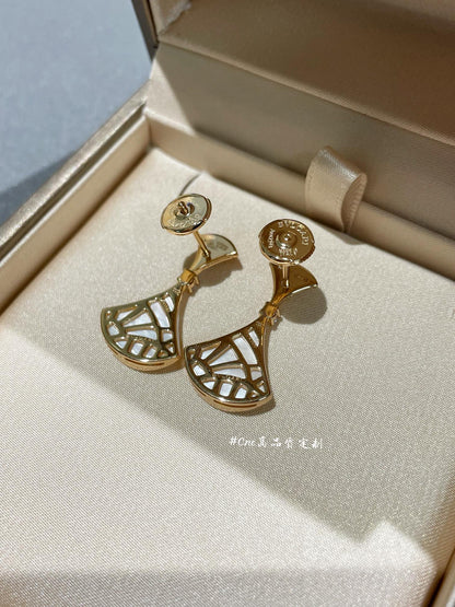 [Solara Jewelry]DREAM MOP 1 DIAMOND EARRINGS