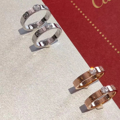 [Solara Jewelry]LOVE RING 3.6MM 1 BIG DIAMOND