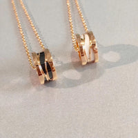 [Solara Jewelry]ZERO 1 NECKLACE PINK GOLD