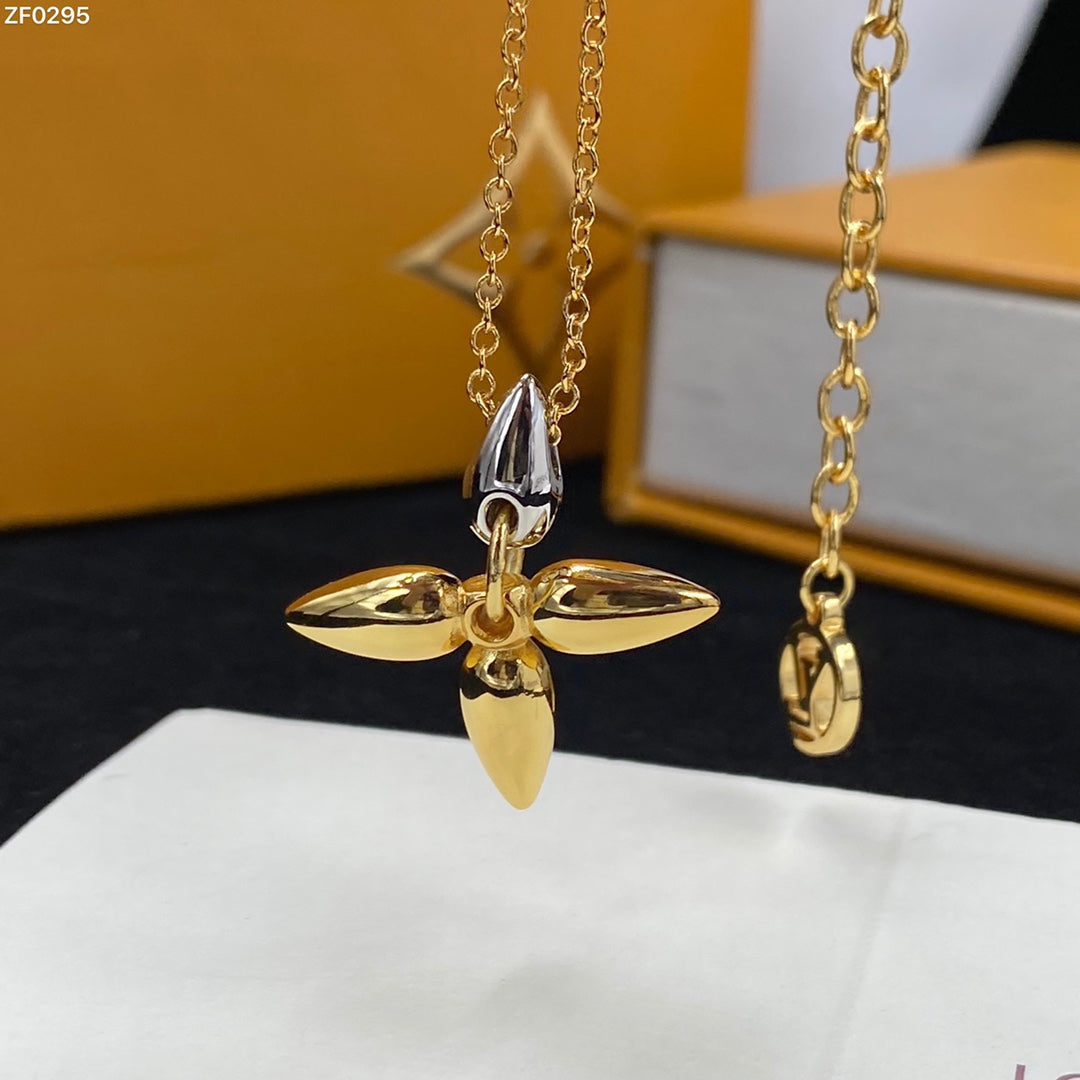 [Solara Jewelry]LOUISETTE PEDANT GOLD NECKLACE