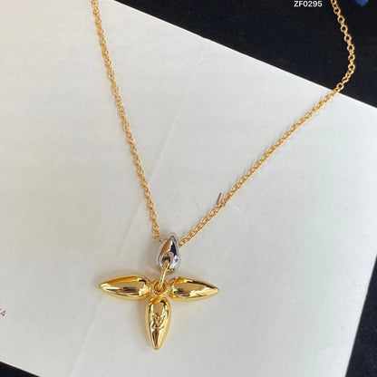 [Solara Jewelry]LOUISETTE PEDANT GOLD NECKLACE