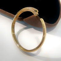[Solara Jewelry]PANTHERE GOLD DIAMOND OPEN BRACELET