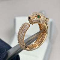 [Solara Jewelry]PANTHERE PINK GOLD DIAMOND RING