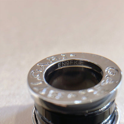 [Solara Jewelry]ZERO 1 BLACK CERAMIC SILVER NECKLACE
