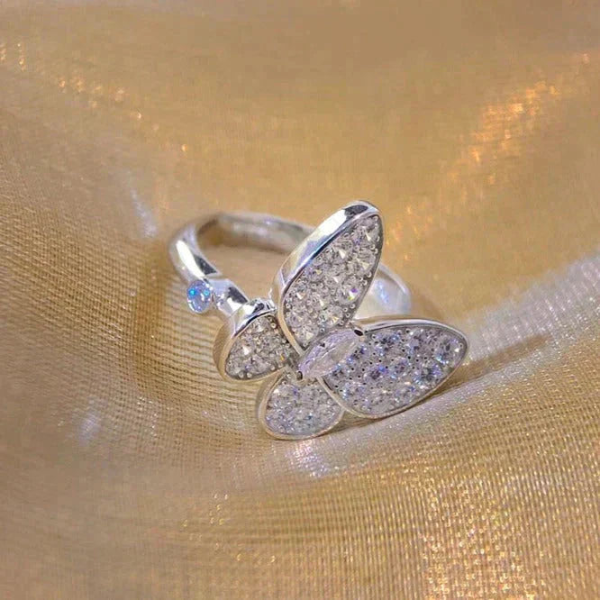 [Solara Jewelry]BUTTERFLY DIAMOND RING